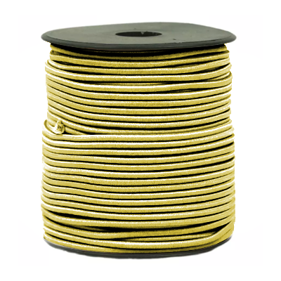 ELASTICO 2MM OURO METAL - ROLO COM 50 METROS