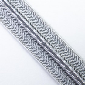 ZÍPER Nº 08 CINZA CLARO