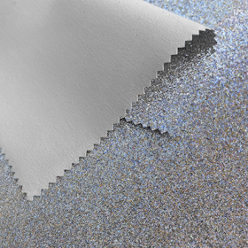 TECIDO GLITER  BRANCO