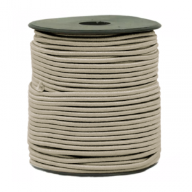 ELASTICO 2MM BEGE CLARO 298 - ROLO COM 50 METROS