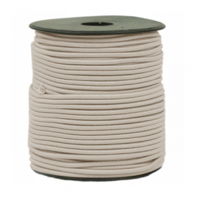 ELASTICO 2MM OFF WHITE 296 - ROLO COM 50 METROS